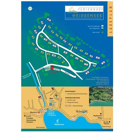 Ferienhaeuser Im Weissensee Im Allgaeu F2 بيت للعطل *